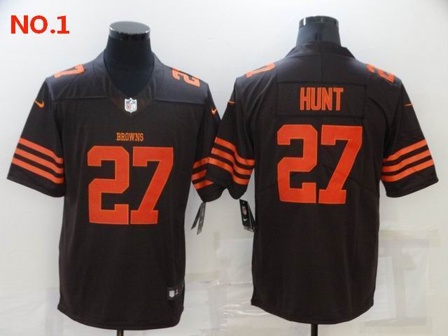 Men's Cleveland Browns #27 Kareem Hunt Jerseys-21